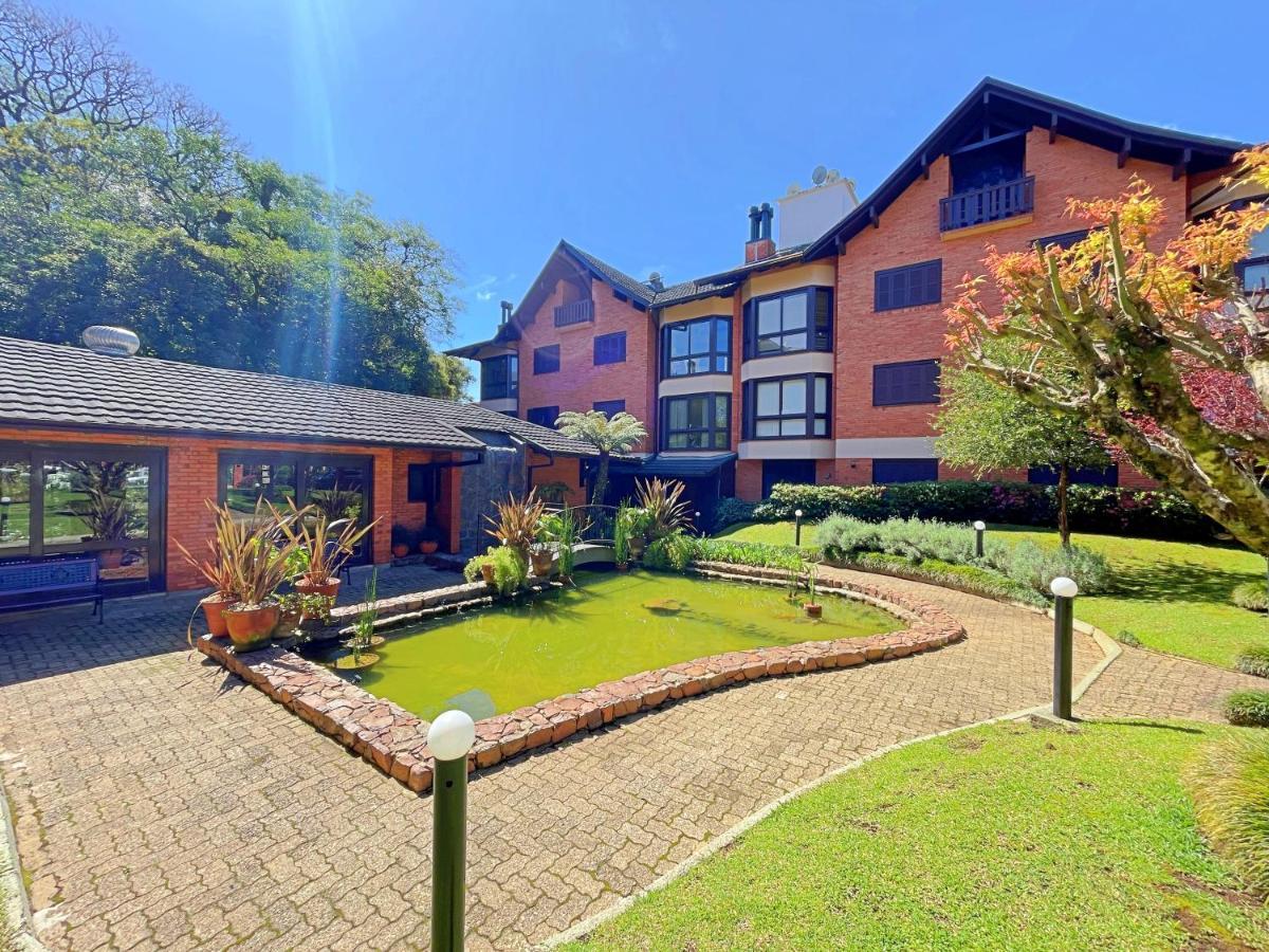 Aconchegante Apto 3 Dorm. Com Piscina Aquecida Gramado Exterior photo